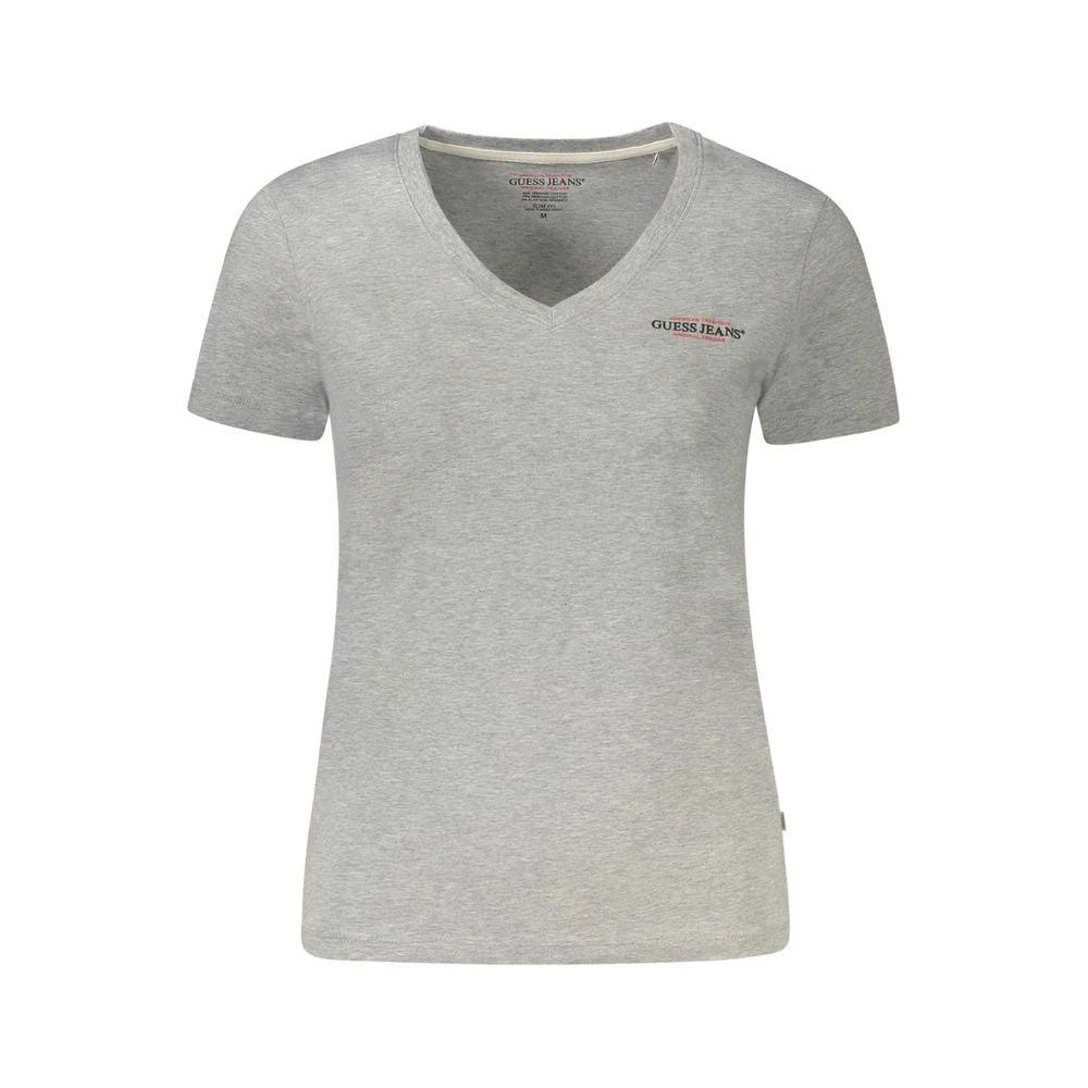 Guess Jeans Grigio Cotton Women T-Shirt