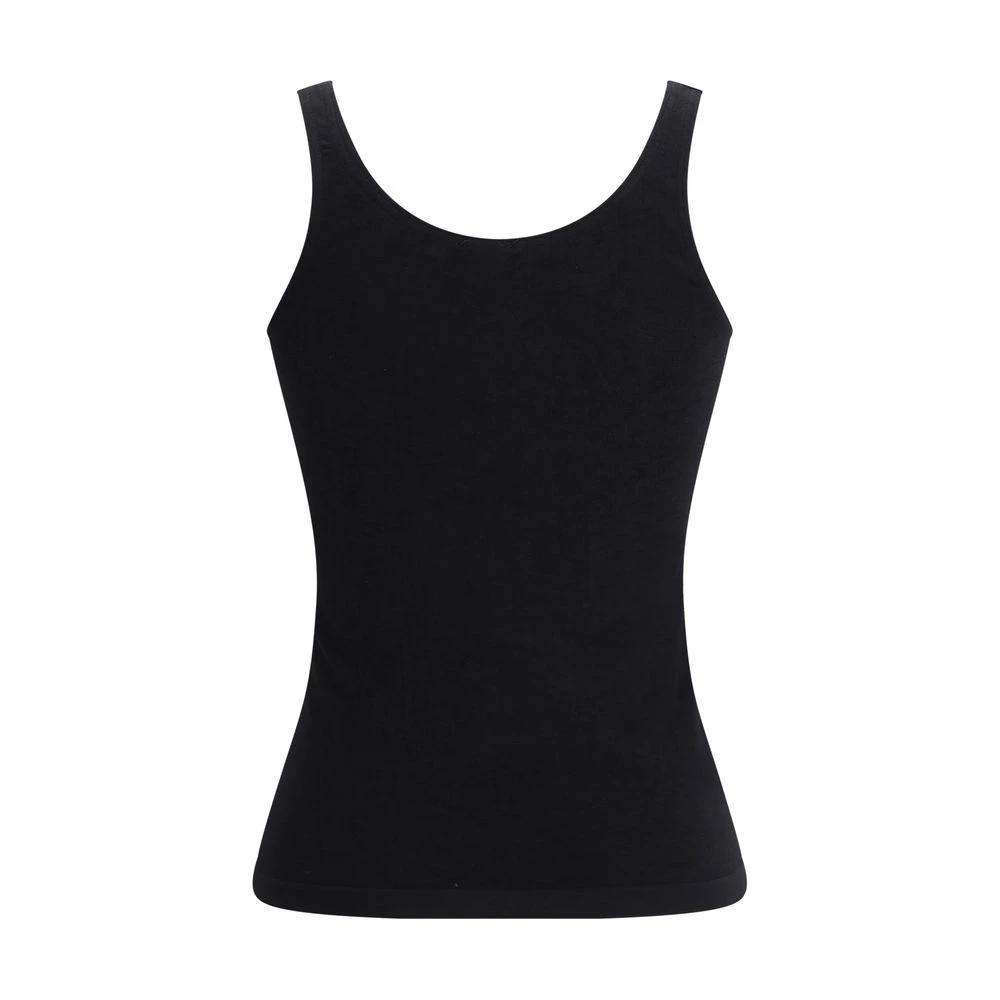 Wolford Black Cotton T-Shirt