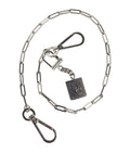 Dolce & Gabbana Silver Tone Metal Chain DG Charm Belt Keychain by Dolce & Gabbana
