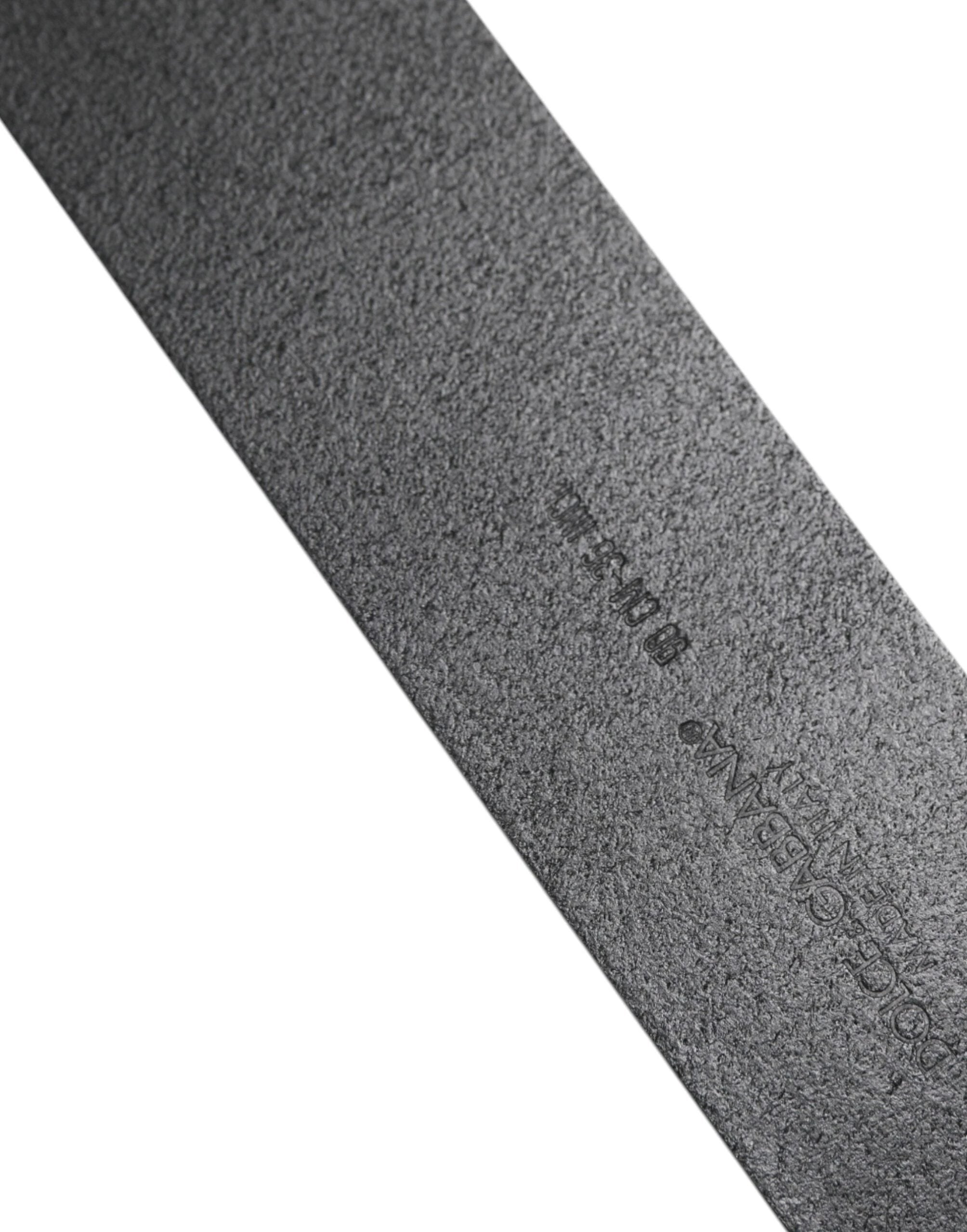 Dolce & Gabbana Black Leather Classic Metal Buckle Belt by Dolce & Gabbana