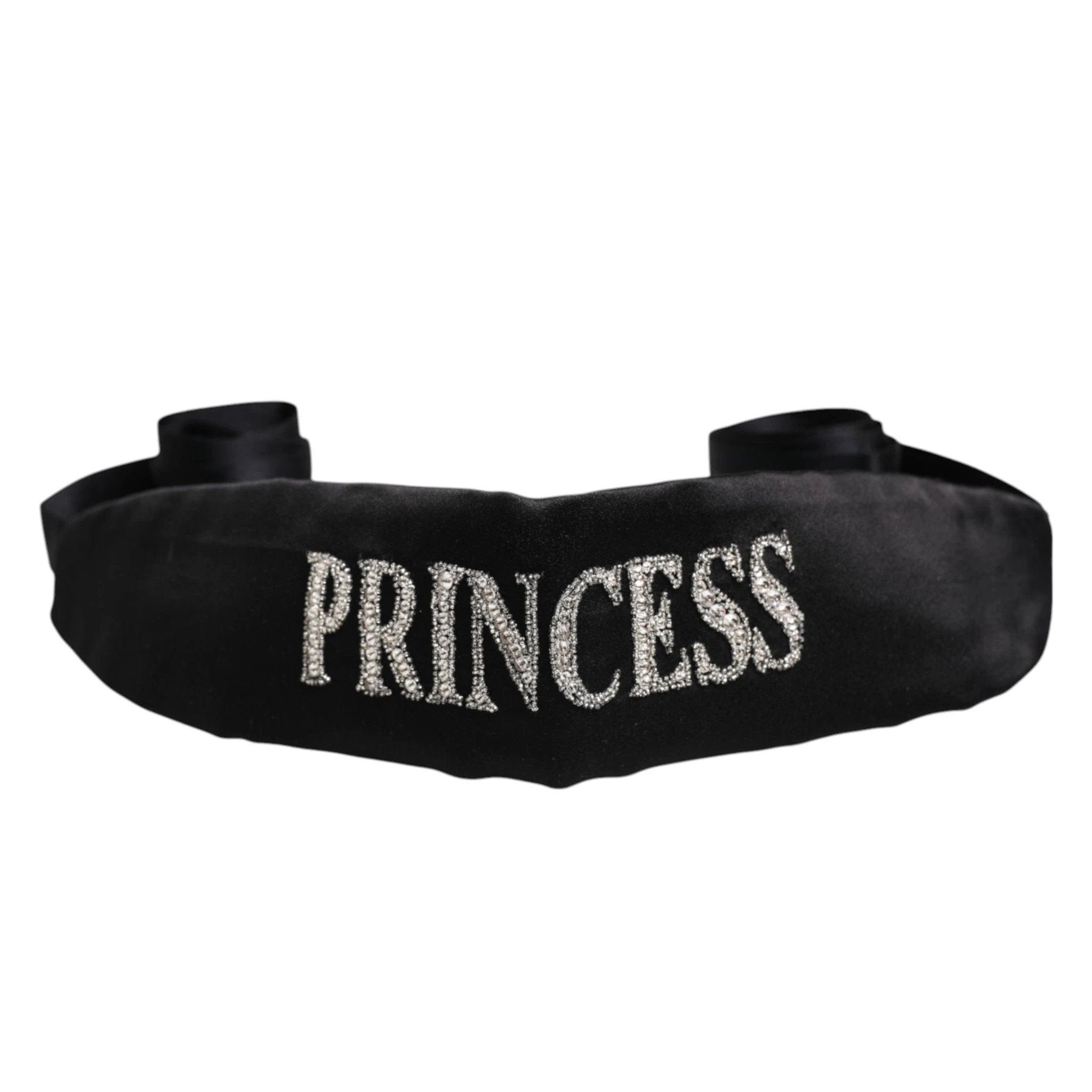 Dolce & Gabbana Black Princess Fantasy Braided Waist Belt by Dolce & Gabbana
