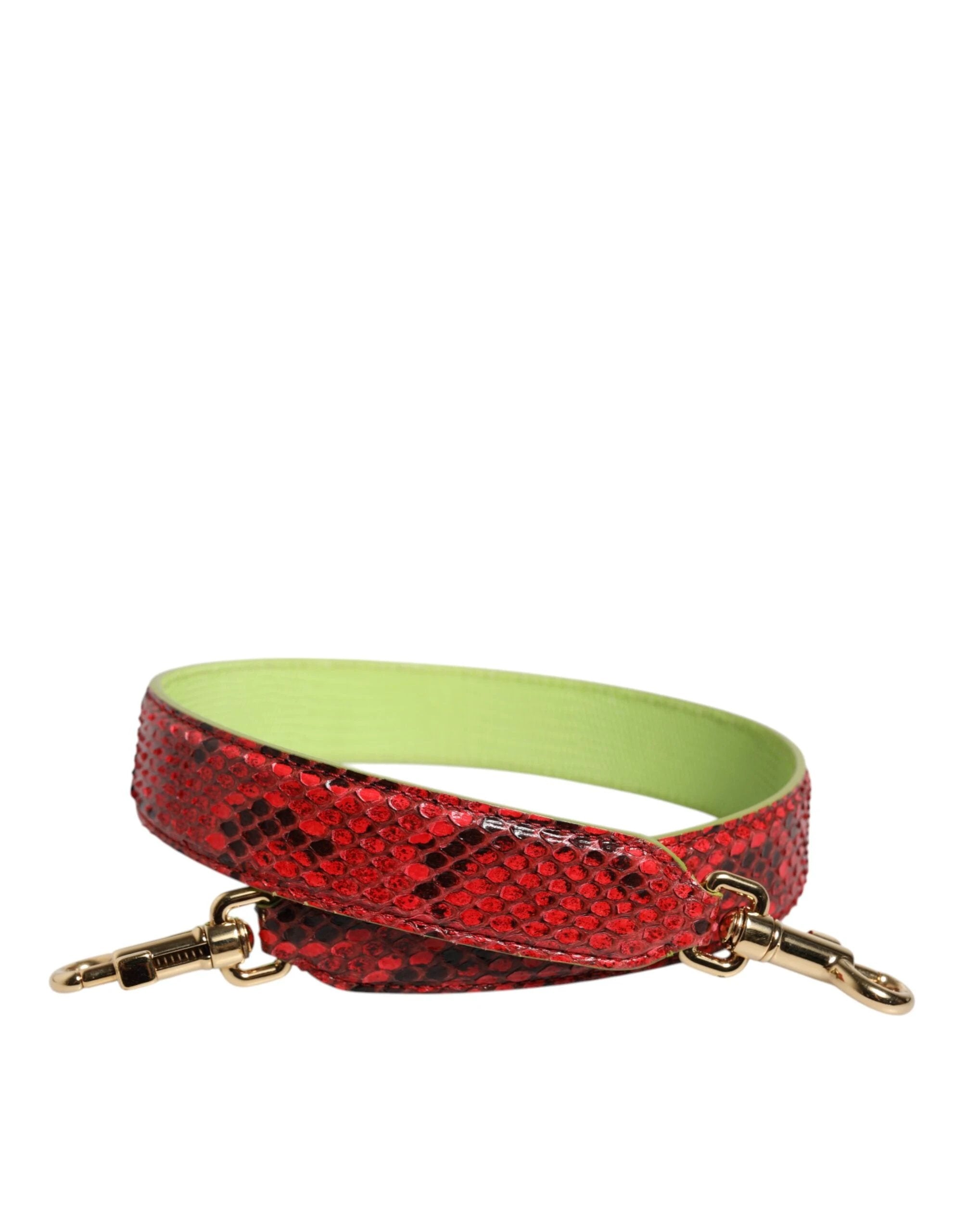 Dolce & Gabbana Red Exotic Leather Handbag Accessory Shoulder Strap by Dolce & Gabbana