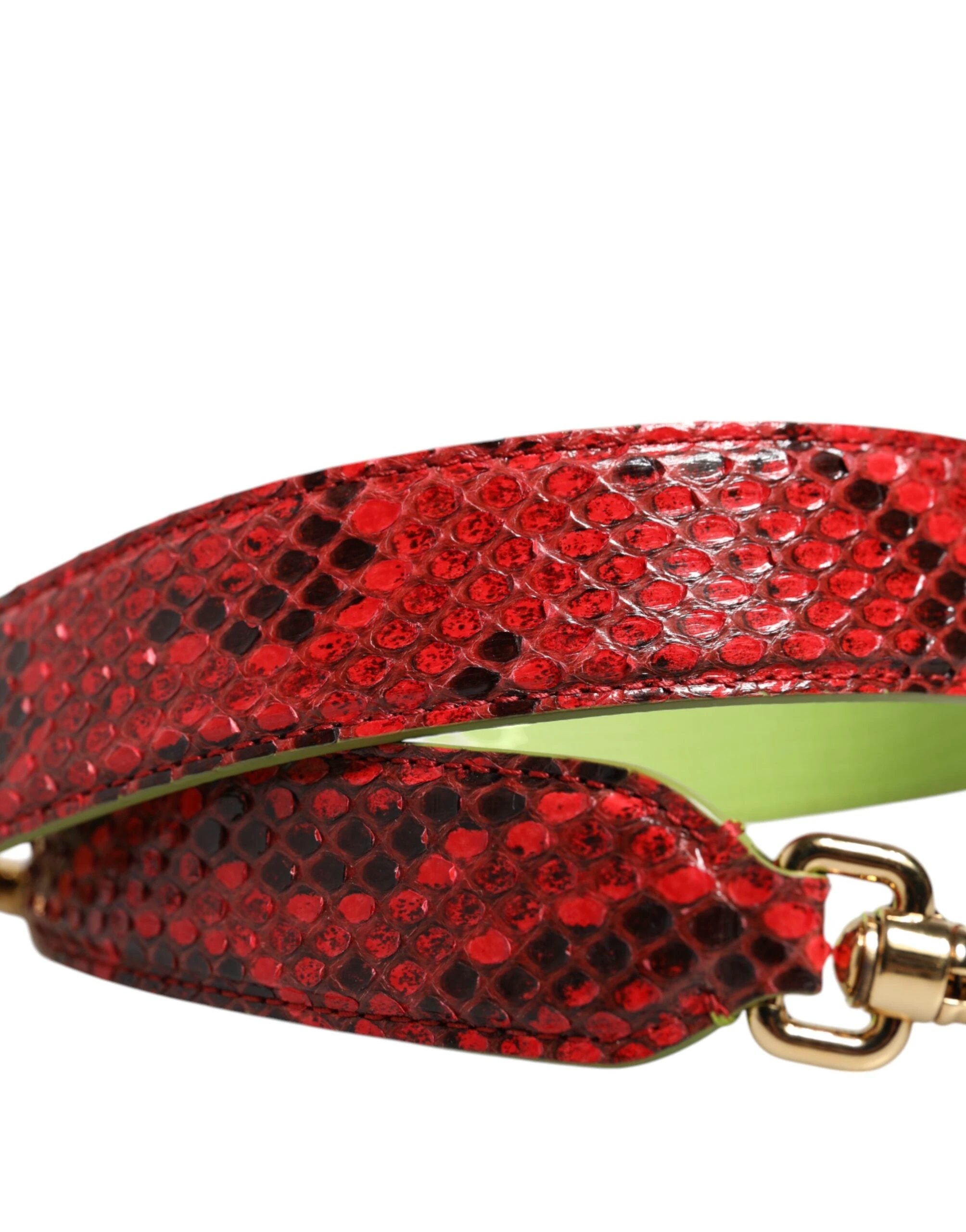 Dolce & Gabbana Red Exotic Leather Handbag Accessory Shoulder Strap by Dolce & Gabbana