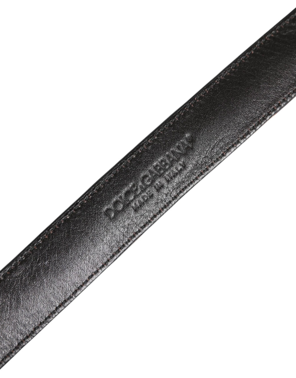 Dolce & Gabbana Brown Leopard Silver Metal Buckle Belt by Dolce & Gabbana