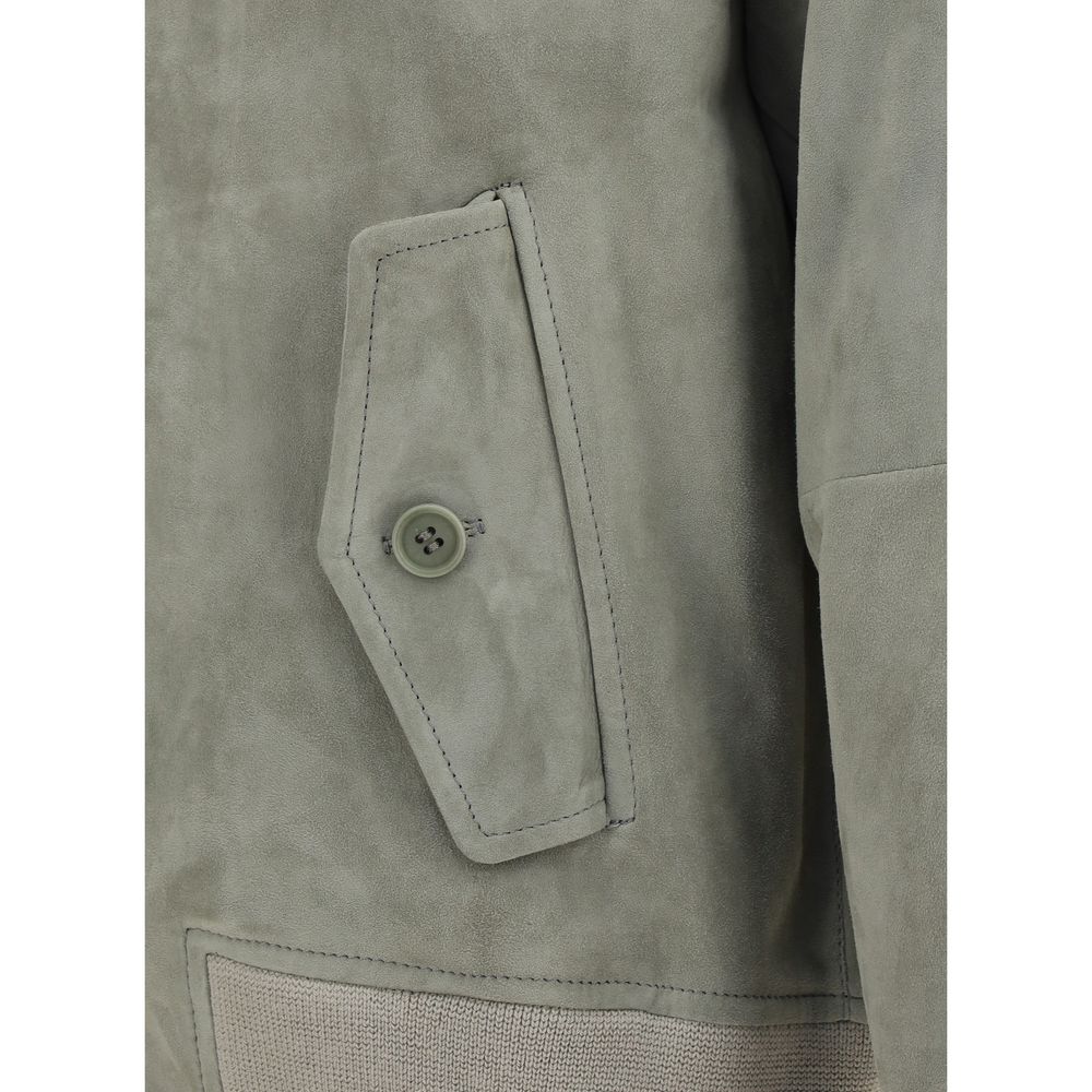Veste en daim Salvatore Santoro