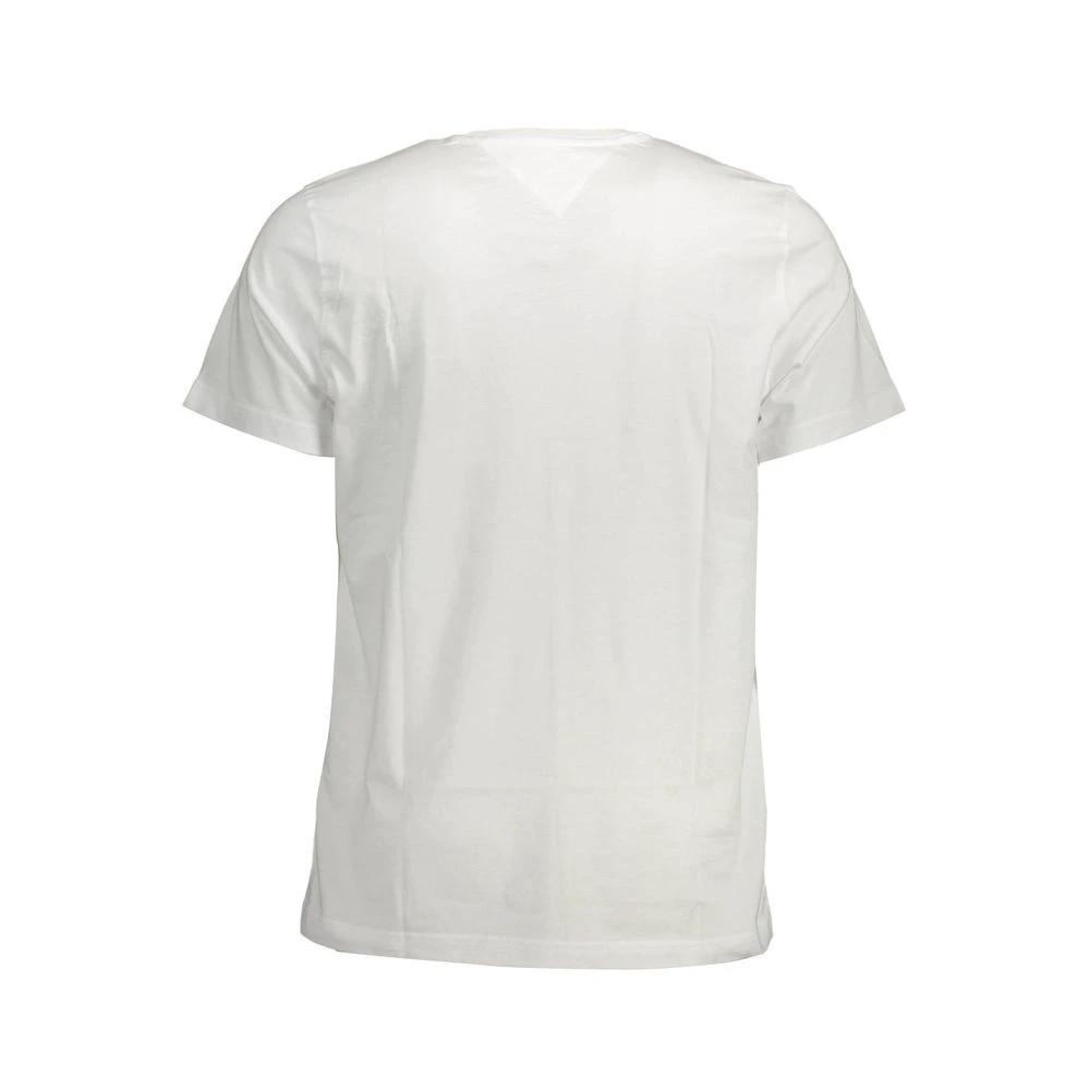 Tommy Hilfiger White Cotton Men's T-Shirt Tommy Hilfiger