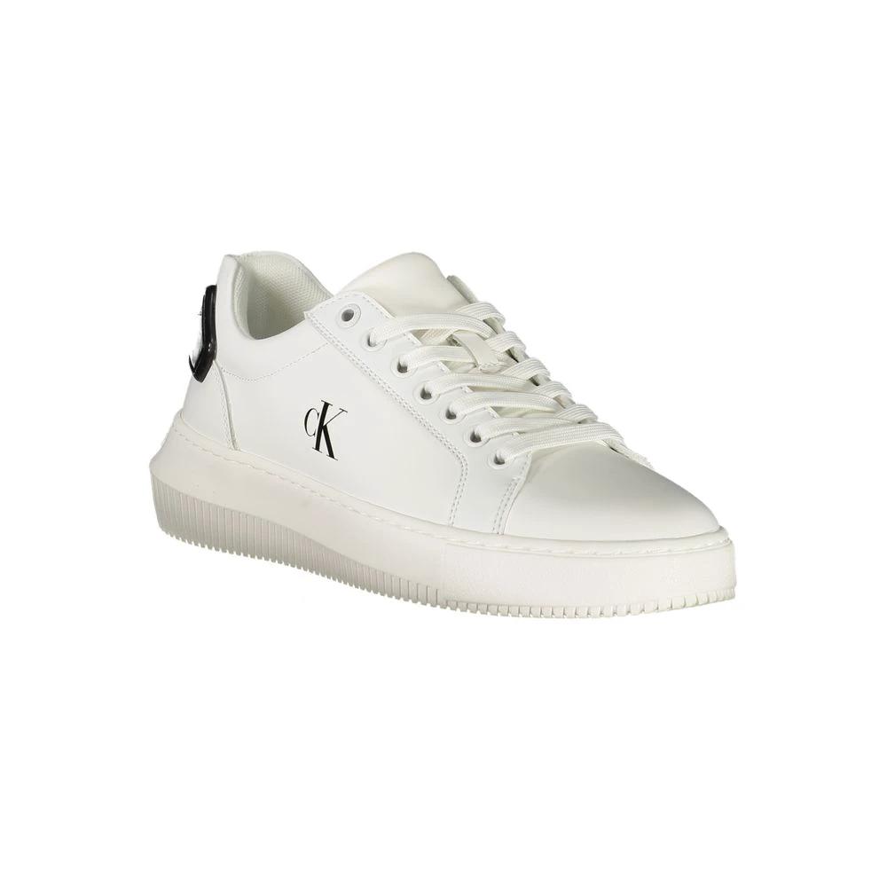 Baskets Calvin Klein Bianco en polyuréthane pour femmes