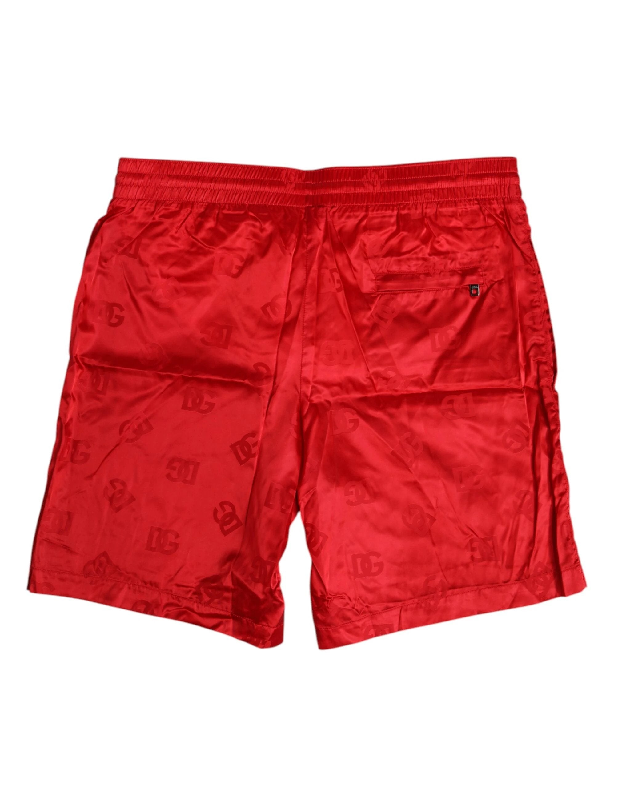 Dolce & Gabbana Red Nylon Drawstring Beachwear Shorts Swimwear by Dolce & Gabbana