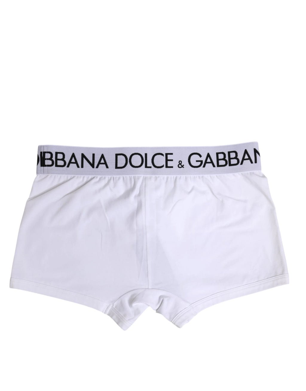 Dolce & Gabbana White Cotton Stretch Regular Boxer Underwear by Dolce & Gabbana
