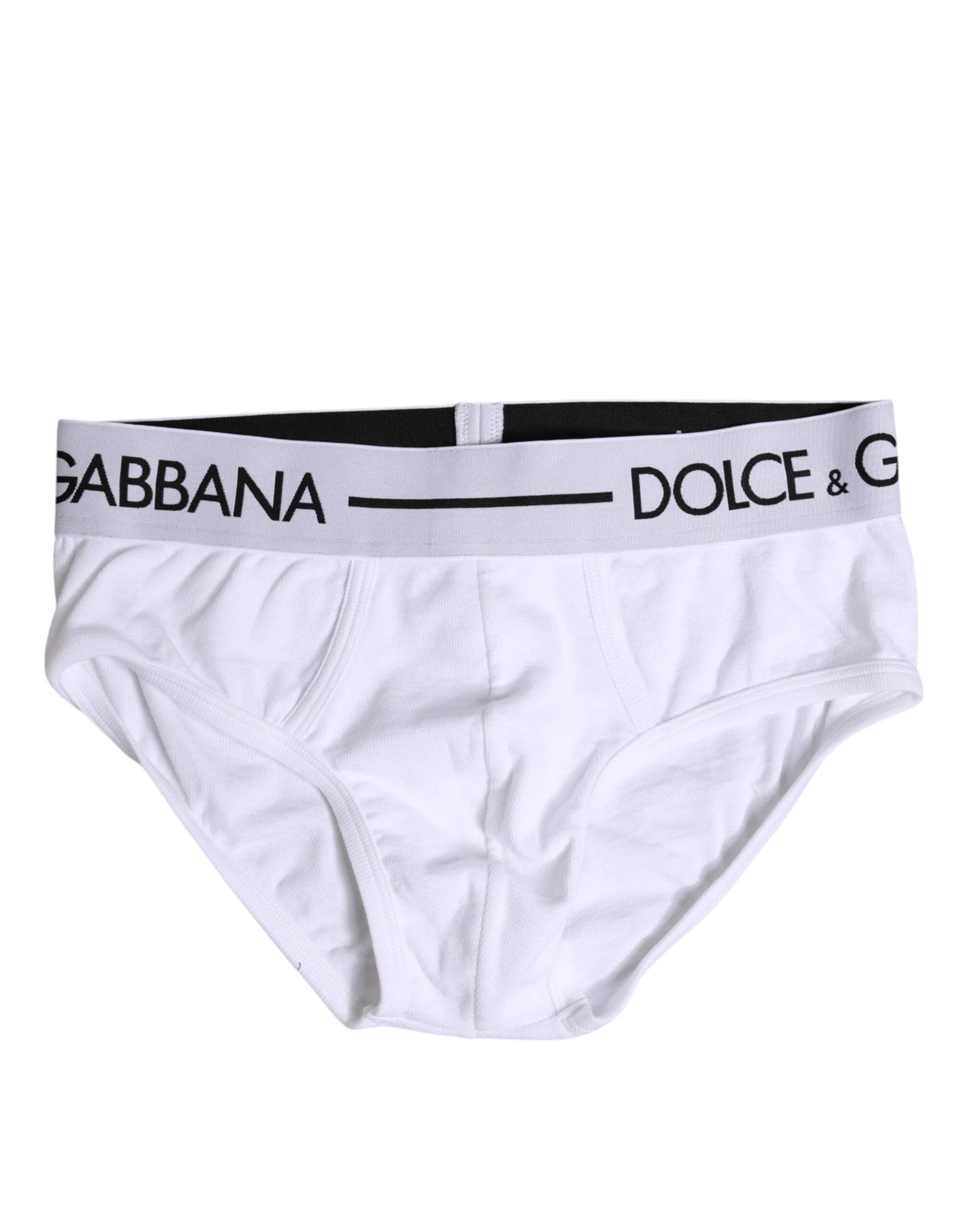 Dolce & Gabbana White Cotton Stretch Regular Brief Underwear by Dolce & Gabbana