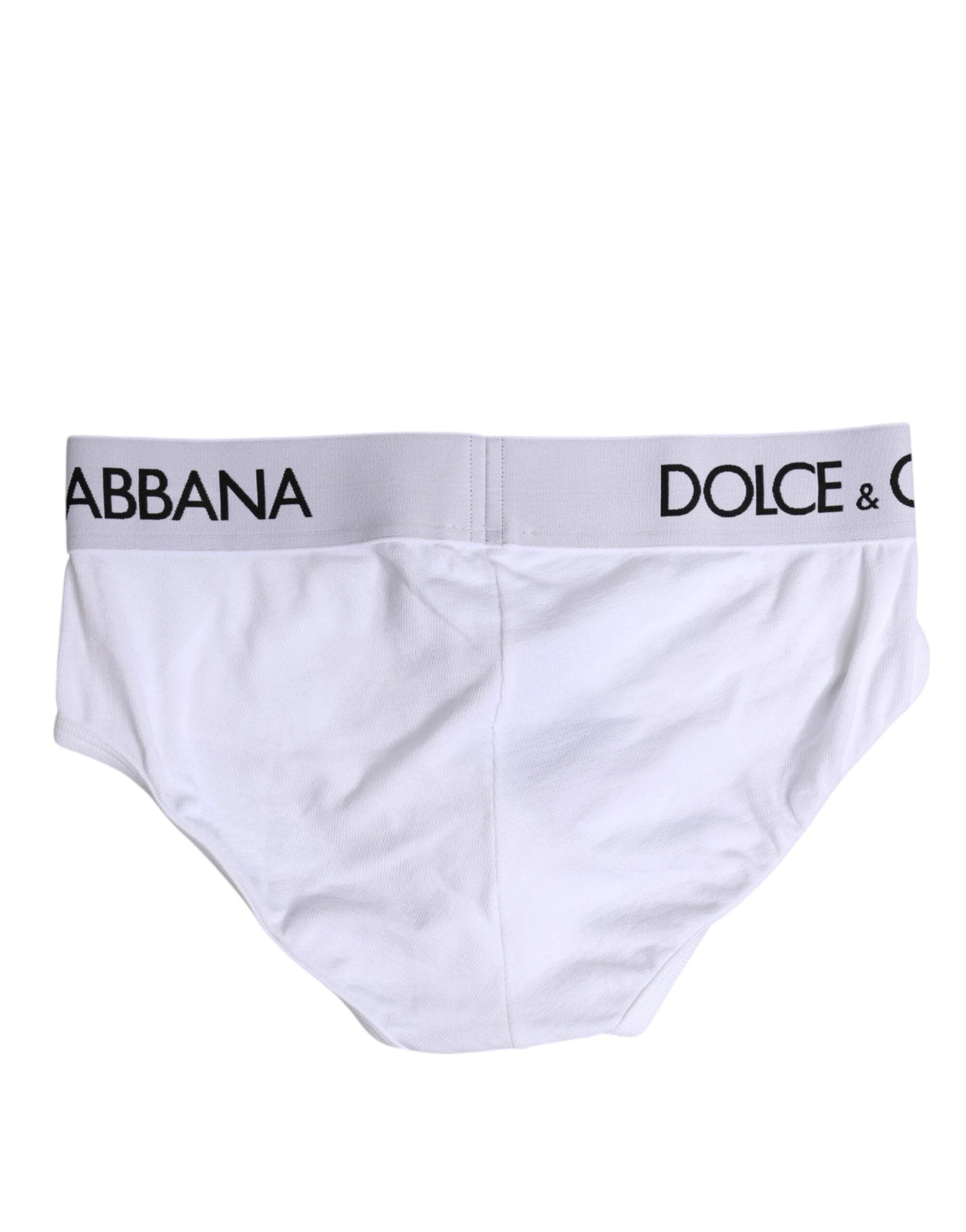 Dolce & Gabbana White Cotton Stretch Regular Brief Underwear by Dolce & Gabbana