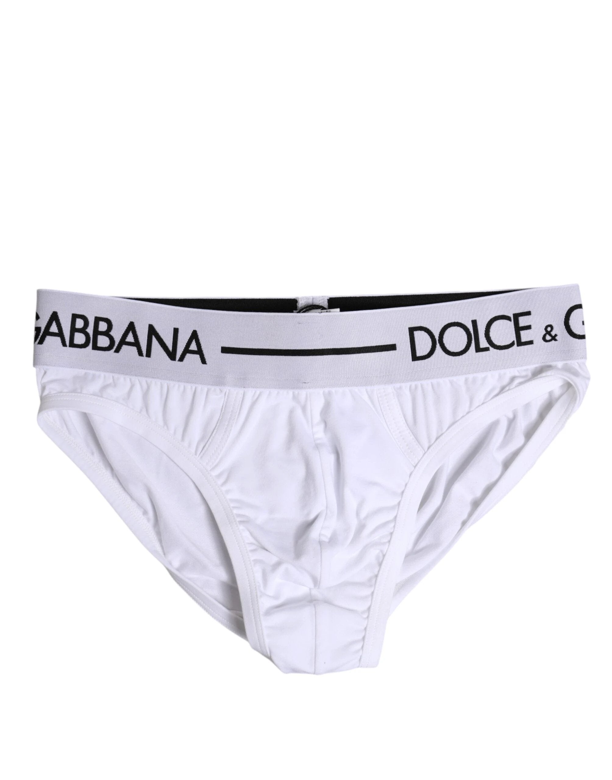 Dolce & Gabbana White Cotton Stretch Regular Brief Underwear by Dolce & Gabbana