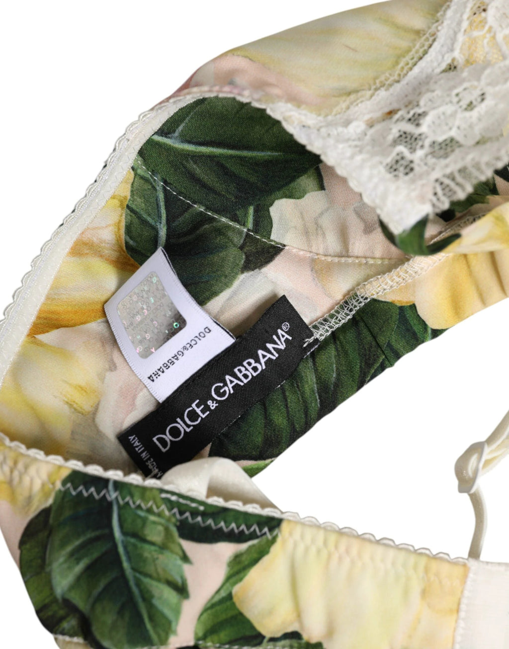 Dolce & Gabbana Multicolor Floral Print Non Wire Bra Underwear by Dolce & Gabbana