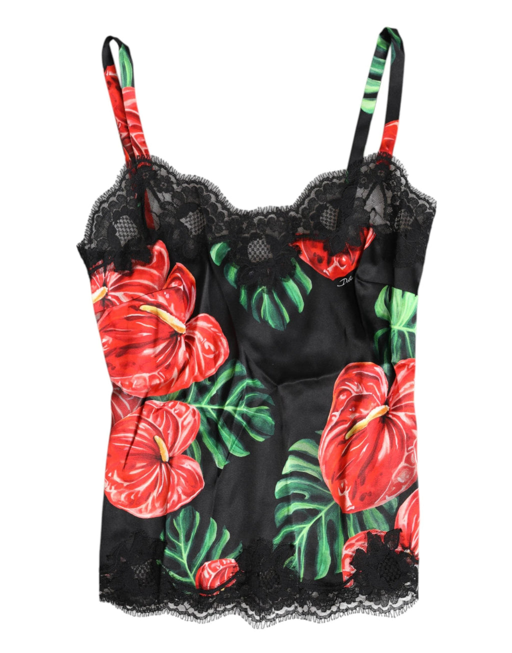Dolce & Gabbana Multicolor Floral Silk Tank Lingerie Underwear by Dolce & Gabbana