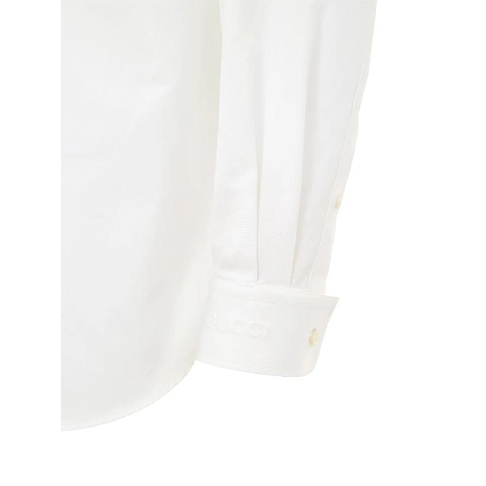 Gucci White Cotton Dress Shirt by Gucci