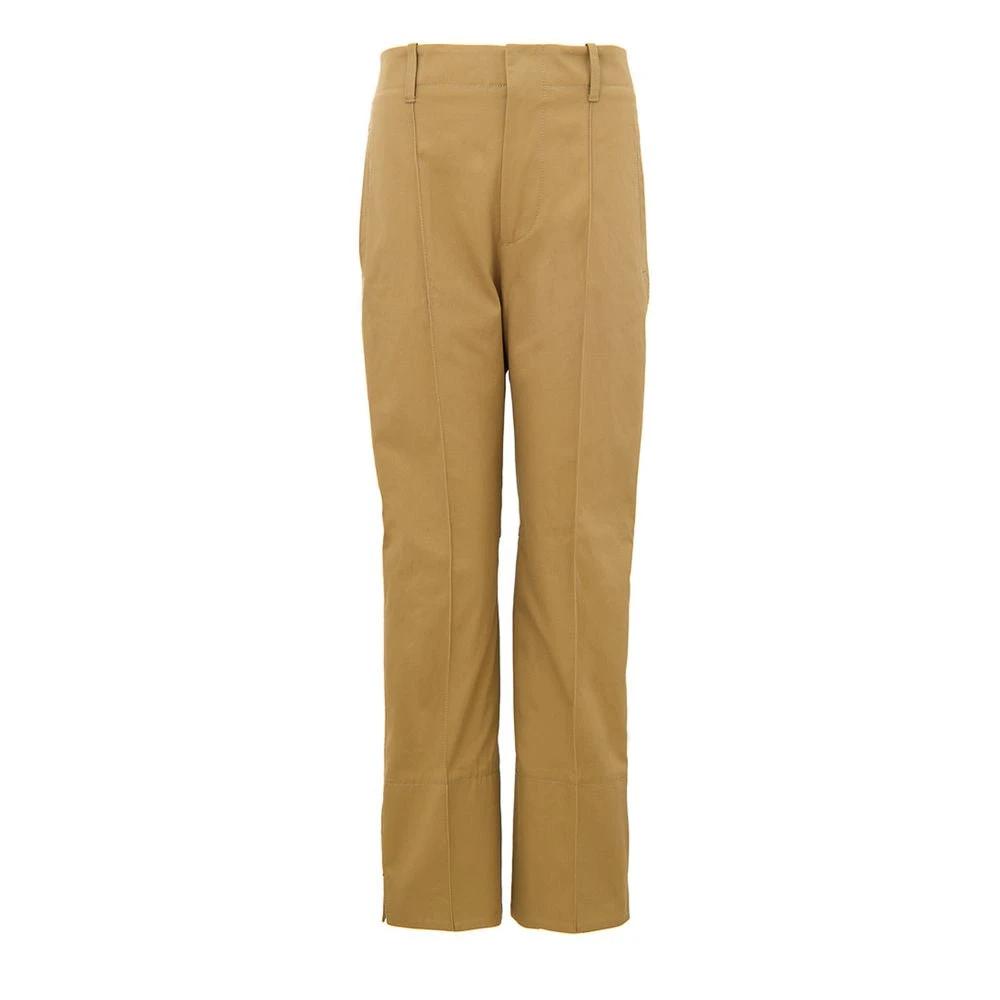 Bottega Veneta Beige Cotton Pant by Bottega Veneta