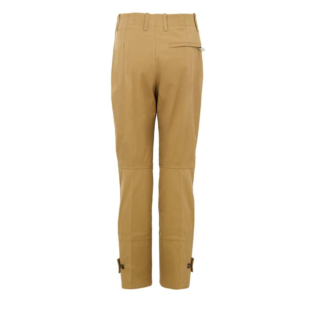 Bottega Veneta Beige Cotton Pant by Bottega Veneta