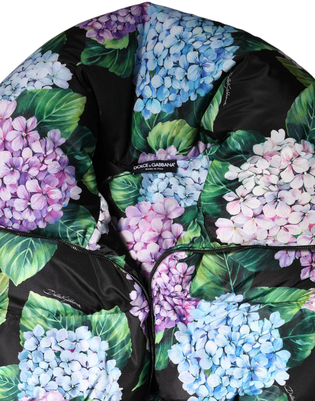 Dolce & Gabbana Multicolor Floral Print Puffer Quilted Jacket by Dolce & Gabbana