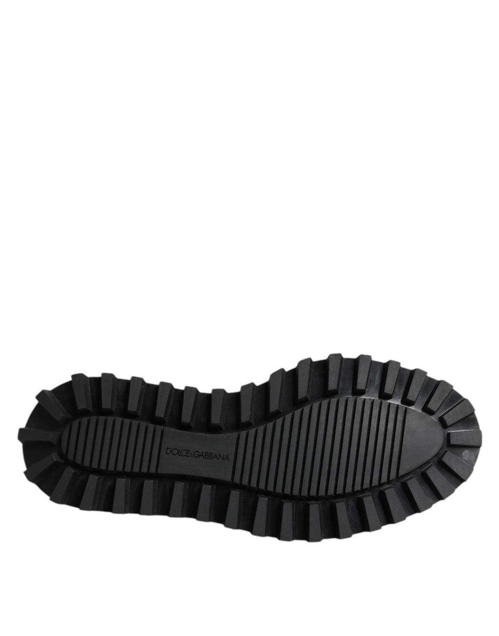 Dolce & Gabbana Black Leather Lace Up Trekking Dress Shoes by Dolce & Gabbana