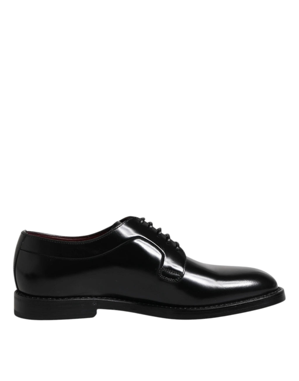 Dolce & Gabbana Black Calf Leather Lace Up Dress Derby Shoes by Dolce & Gabbana