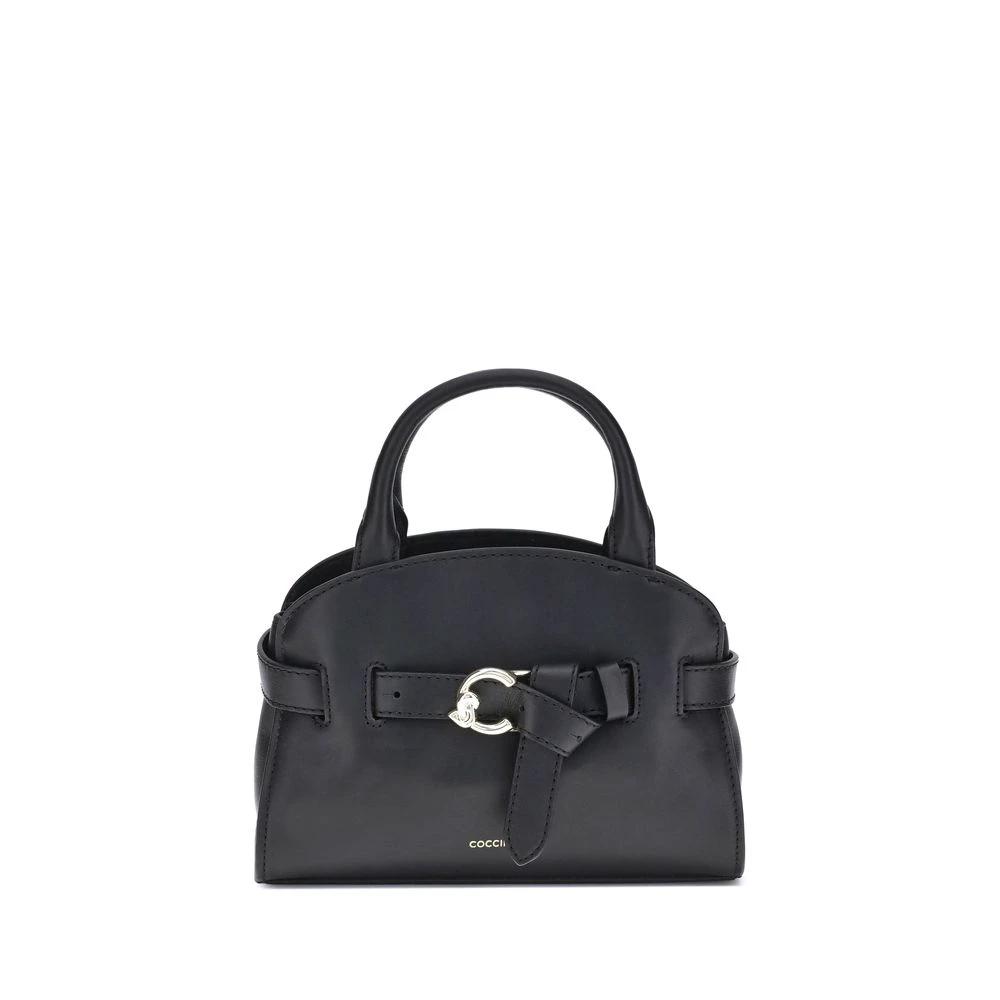 Coccinelle Black Calf Leather Bos Taurus Handbag by Coccinelle