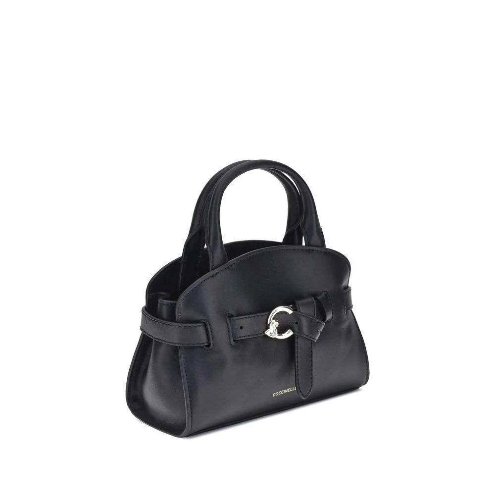 Coccinelle Black Calf Leather Bos Taurus Handbag by Coccinelle