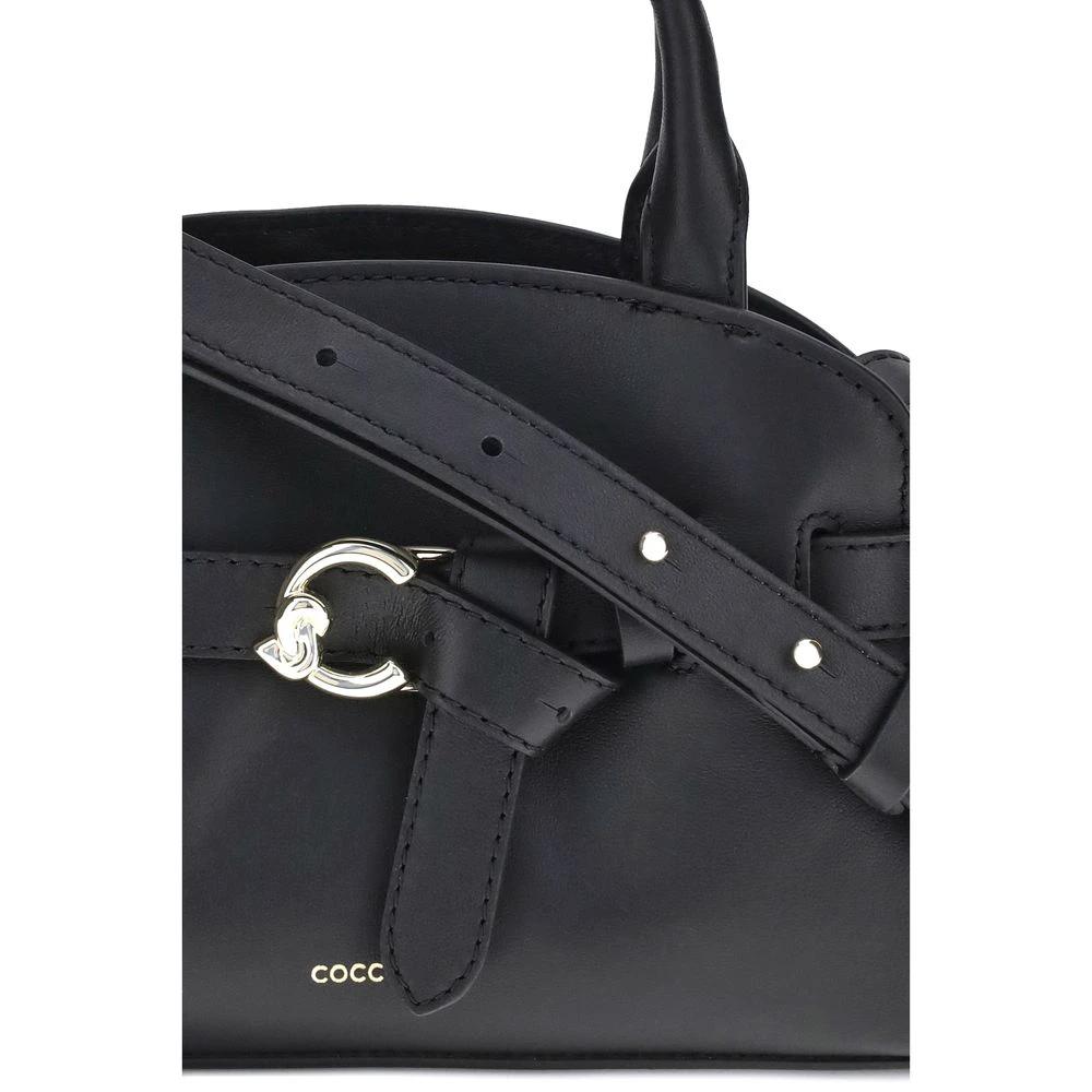 Coccinelle Black Calf Leather Bos Taurus Handbag by Coccinelle