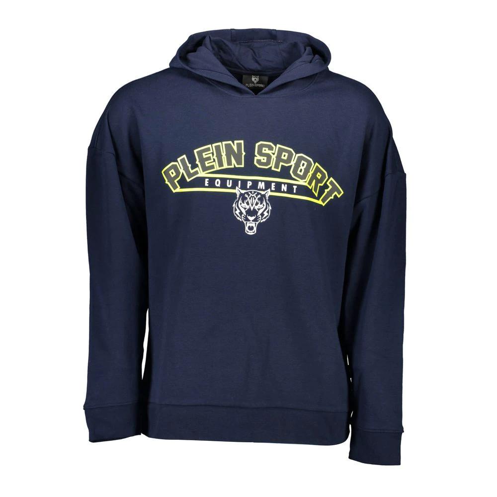 Plein Sport Blue Cotton Men's Sweatshirt by Plein Sport