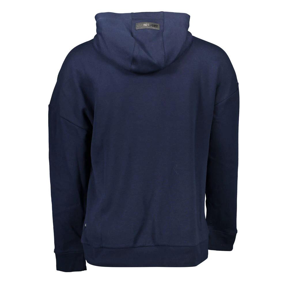 Plein Sport Blue Cotton Men's Sweatshirt by Plein Sport