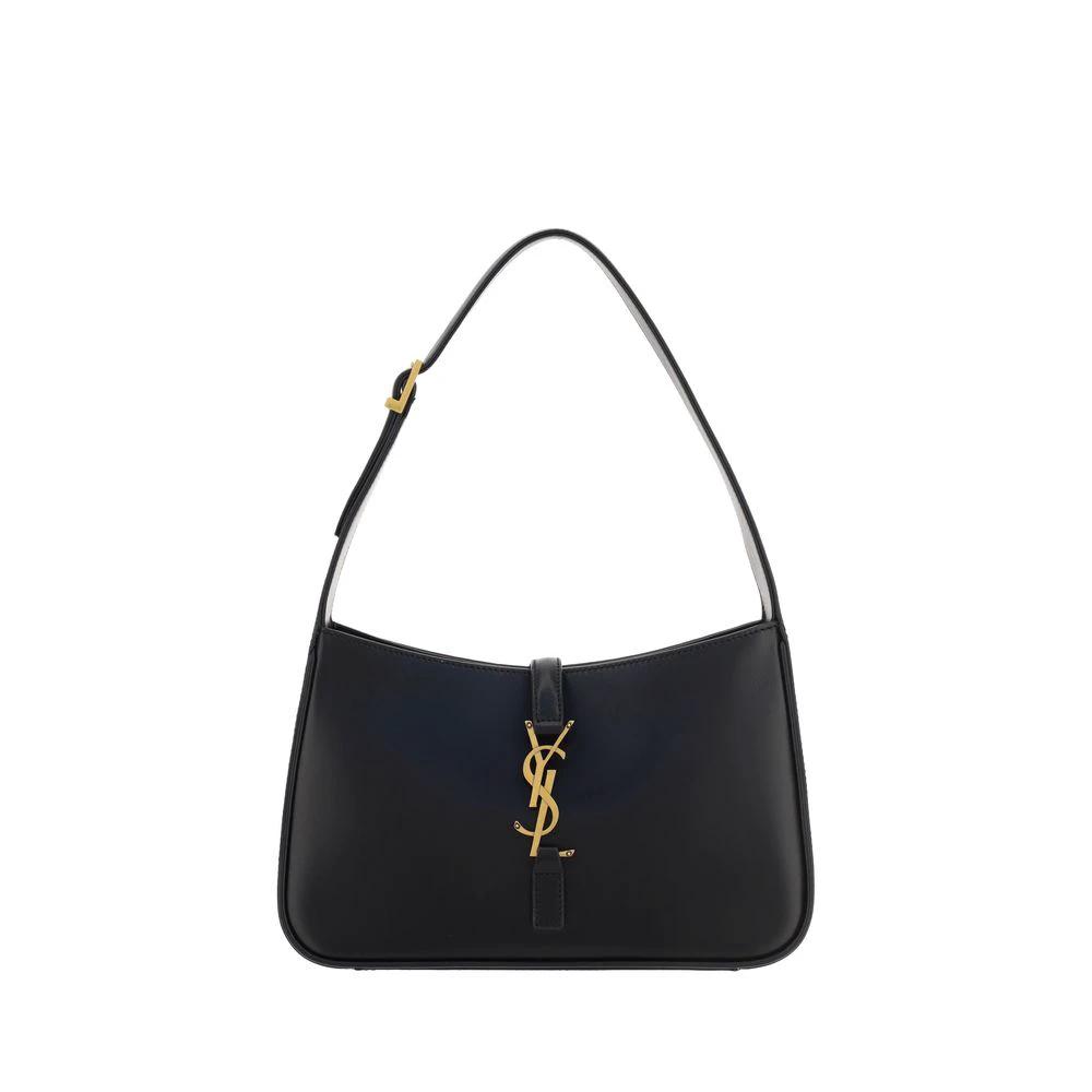 Saint Laurent Black Calf Leather Bos Taurus Handbag by Saint Laurent