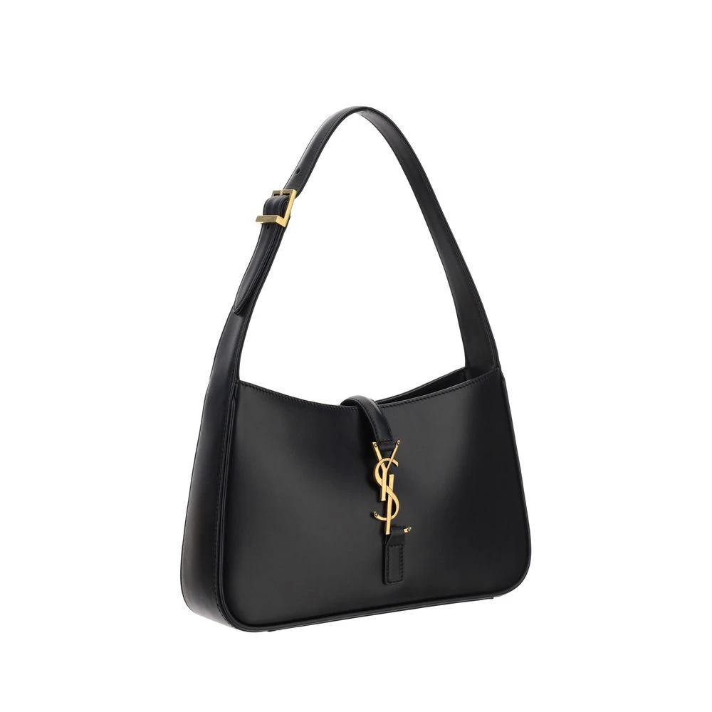 Saint Laurent Black Calf Leather Bos Taurus Handbag by Saint Laurent