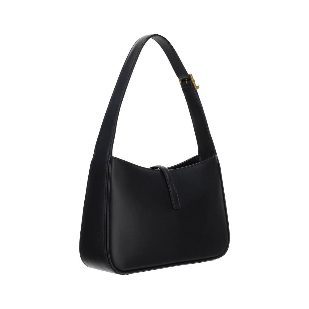 Saint Laurent Black Calf Leather Bos Taurus Handbag by Saint Laurent