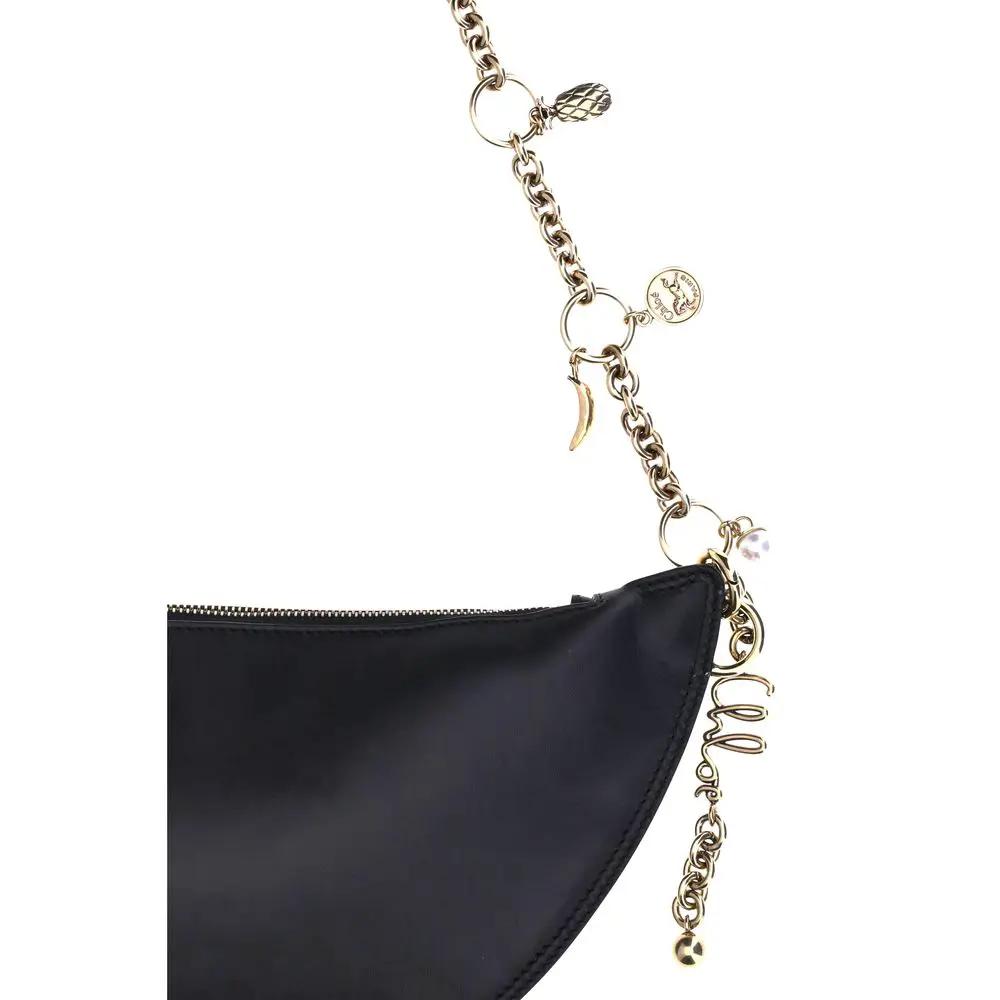 Sac bandoulière Chloé Bos Taurus en cuir de veau noir