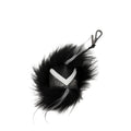 Fendi Black Leather Keychain by Fendi
