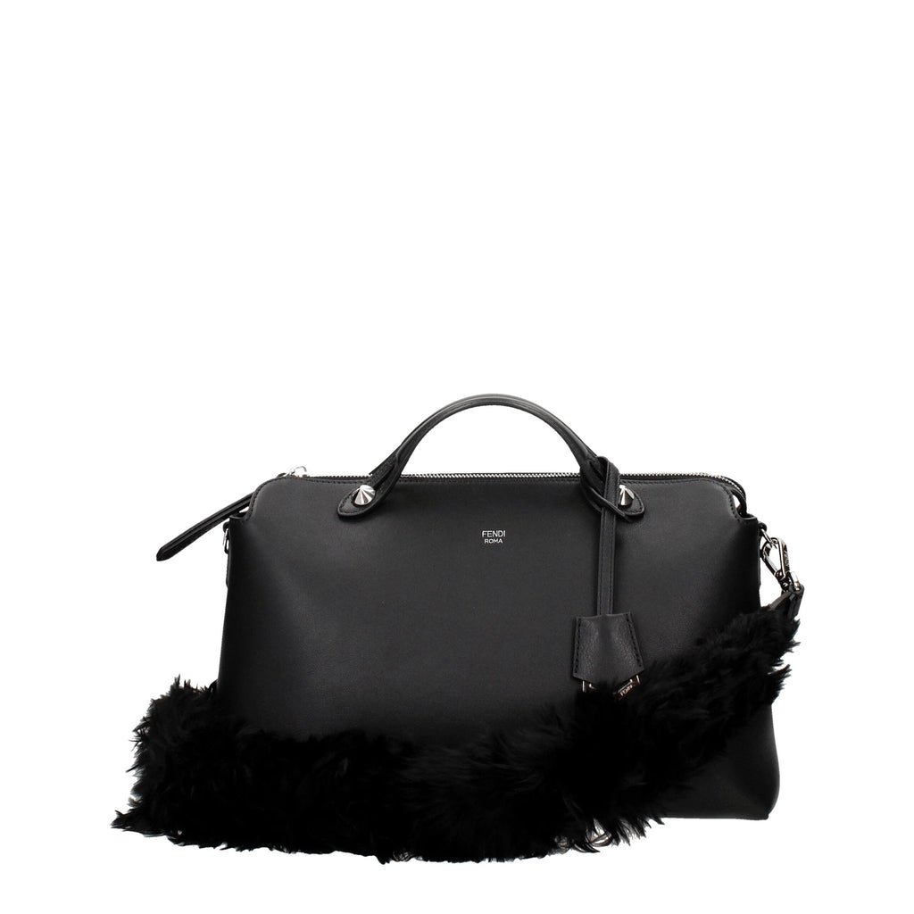 Fendi Black Leather Shoulder Bag by Fendi
