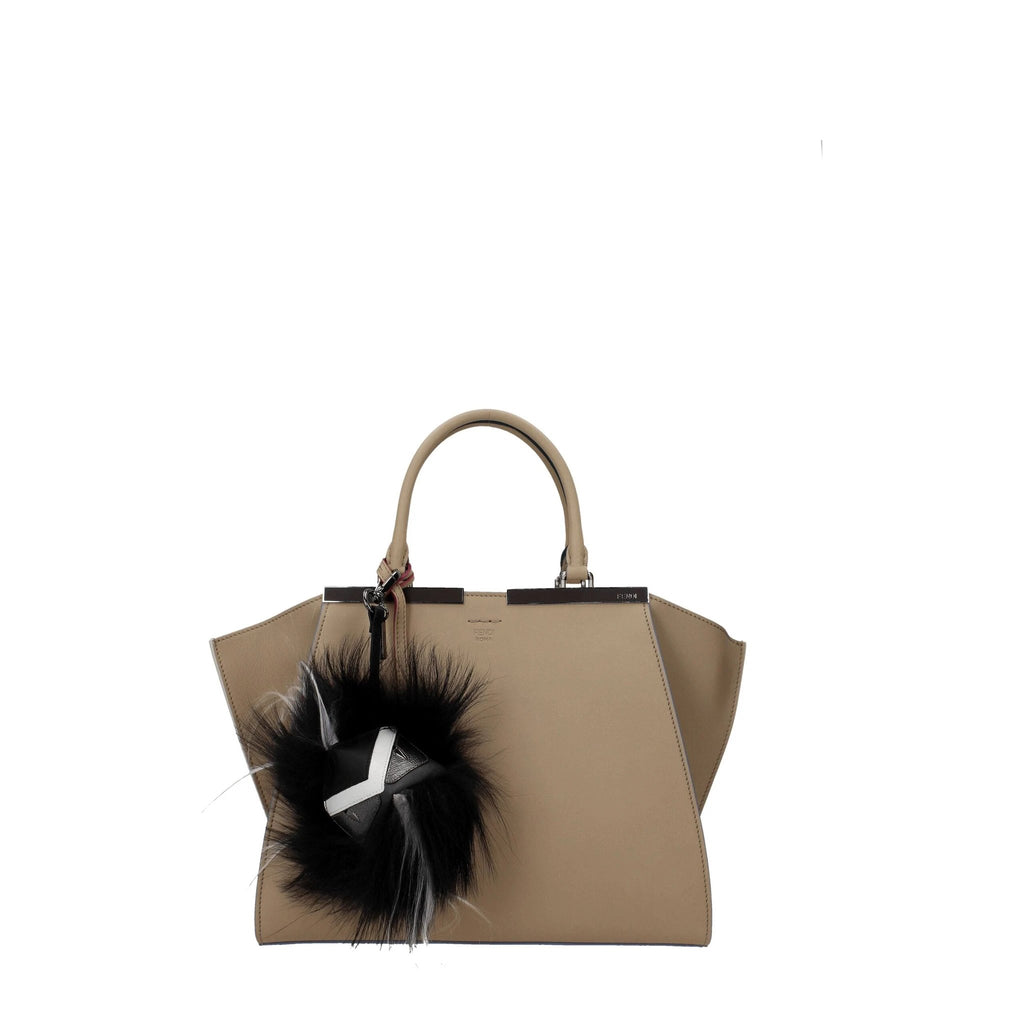 Fendi Black Leather Keychain by Fendi