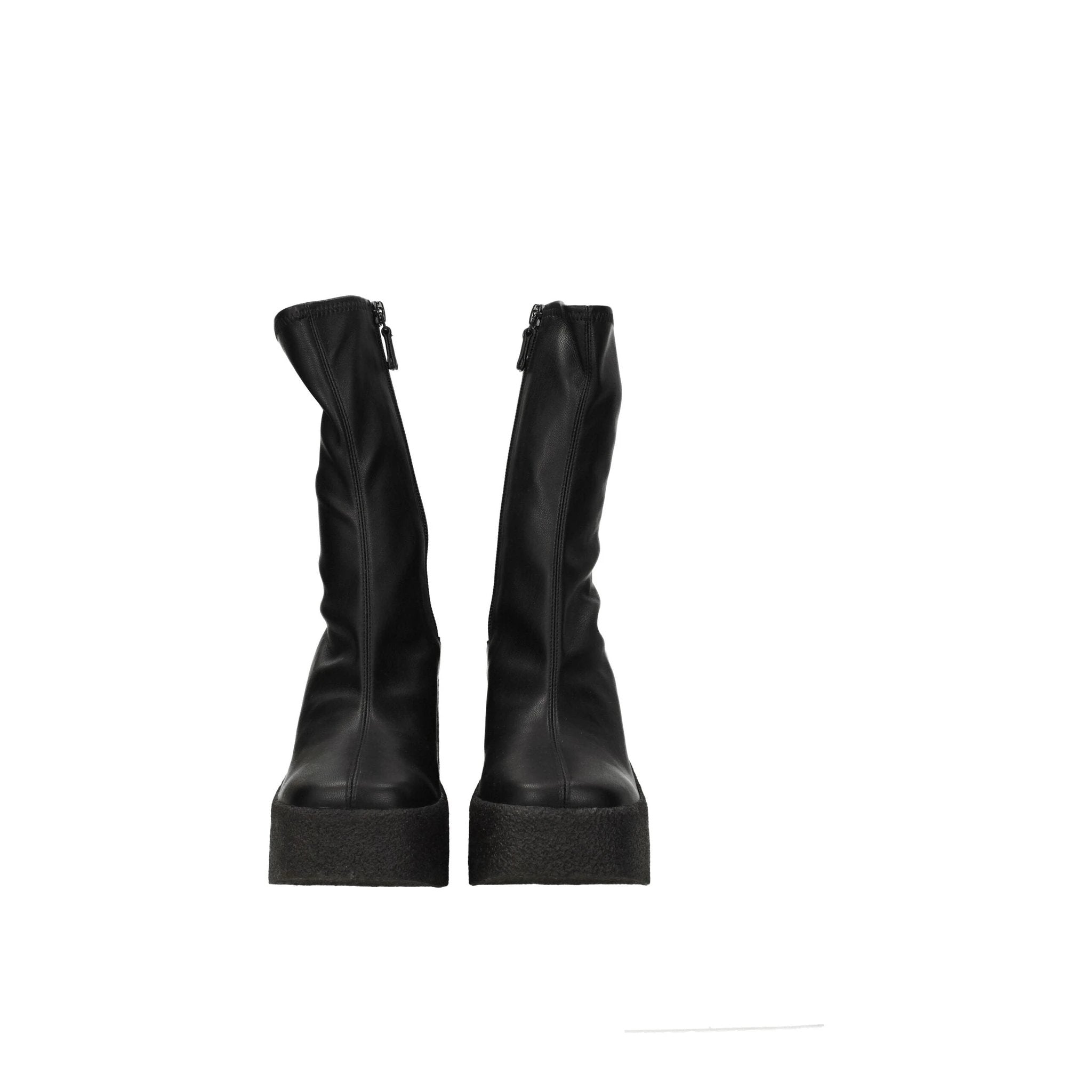 Stella McCartney Black Leather Ankle Boots by Stella McCartney