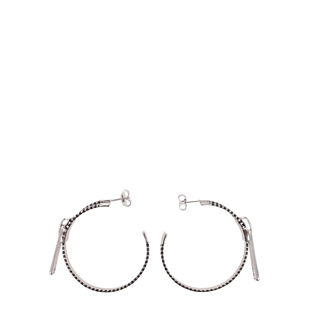 Marc Jacobs Gray Silver Earrings by Marc Jacobs