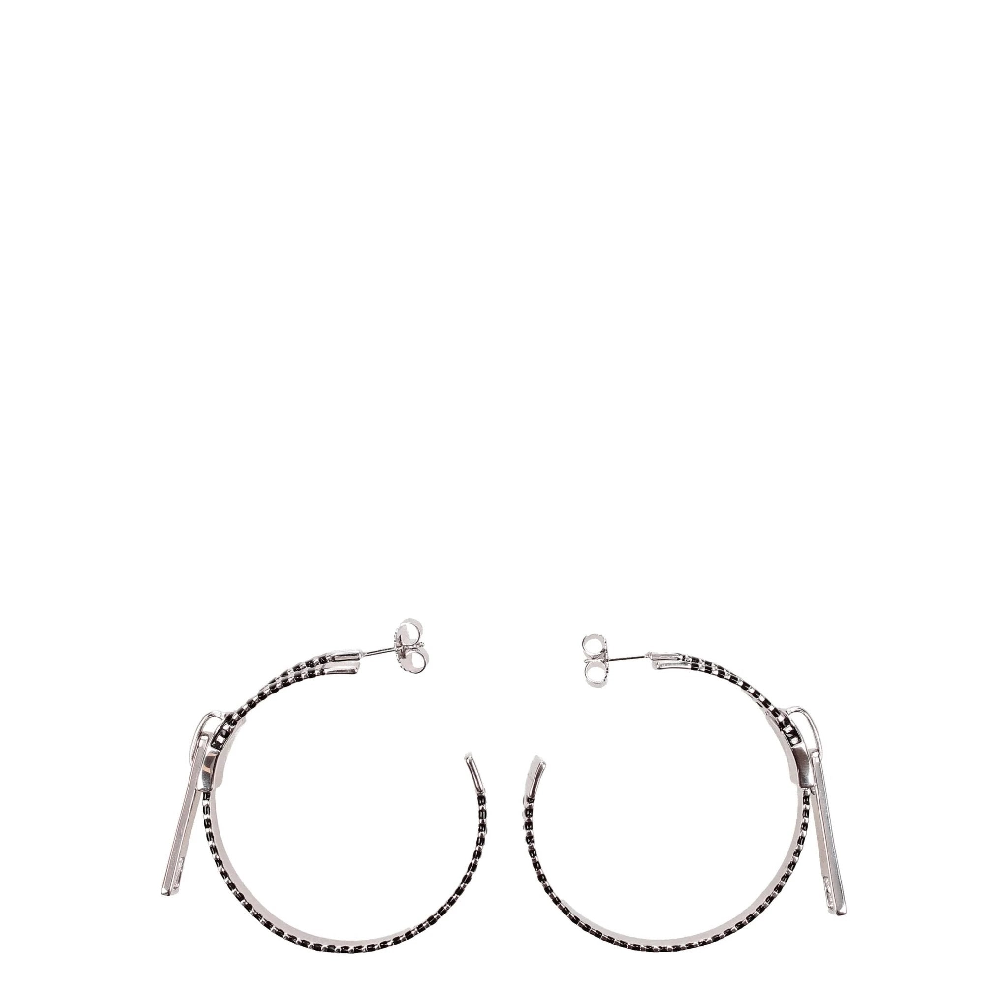 Marc Jacobs Gray Silver Earrings by Marc Jacobs