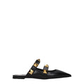 Valentino Garavani Black Leather Mules by Valentino Garavani