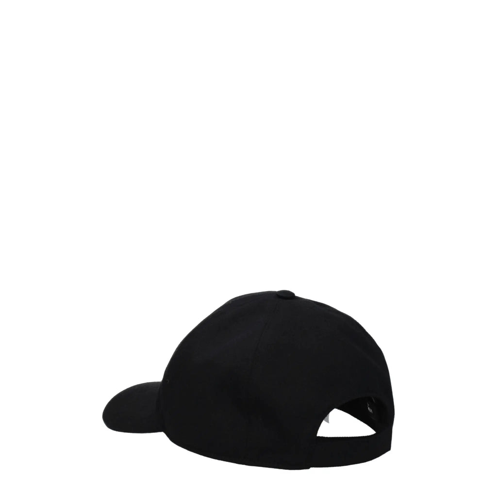 Casquette Versace en coton noir (casquette de baseball)