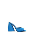 Sandales à plateforme en satin bleu clair Attico