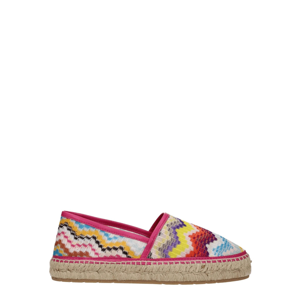 Espadrilles en tissu multicolore Missoni