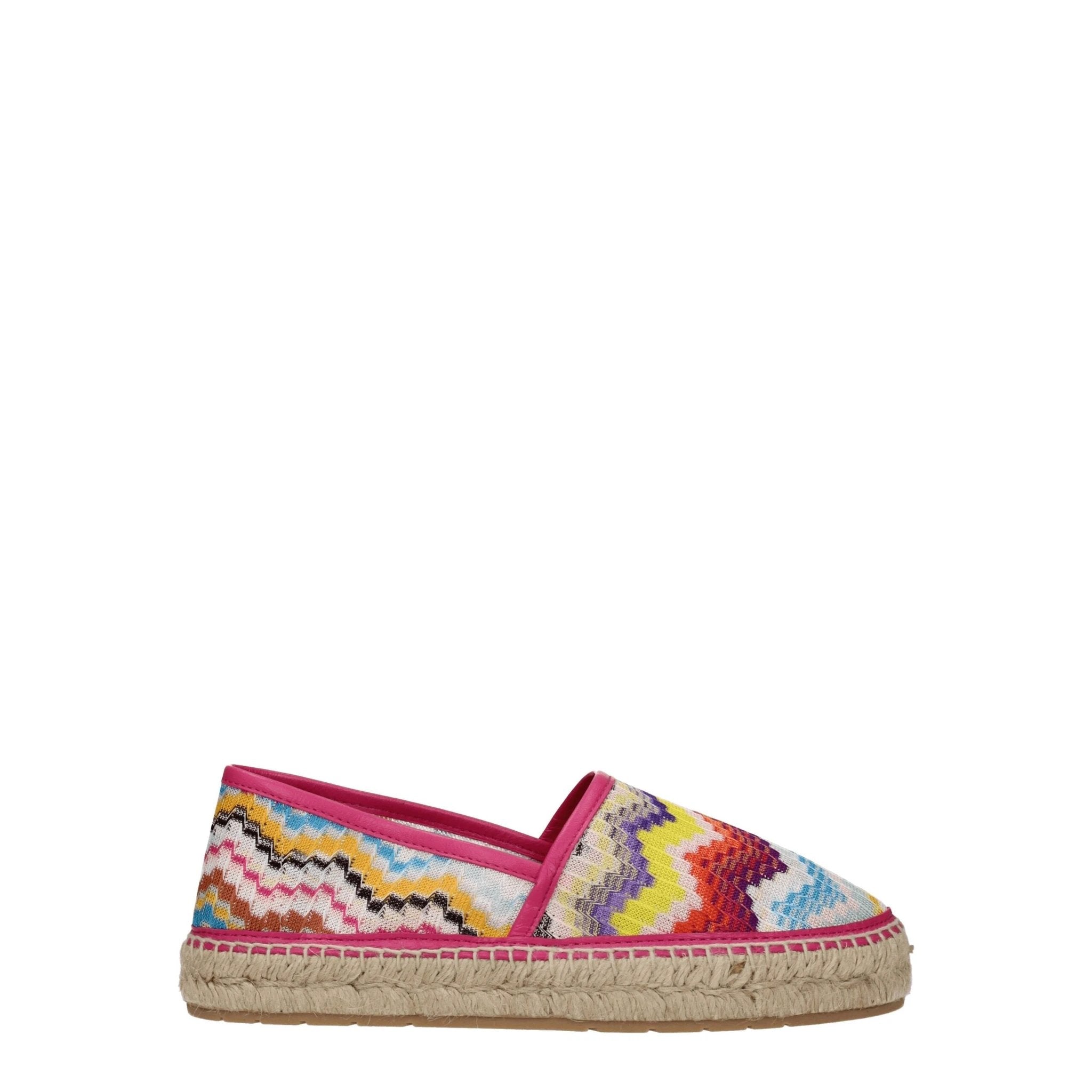 Espadrilles en tissu multicolore Missoni
