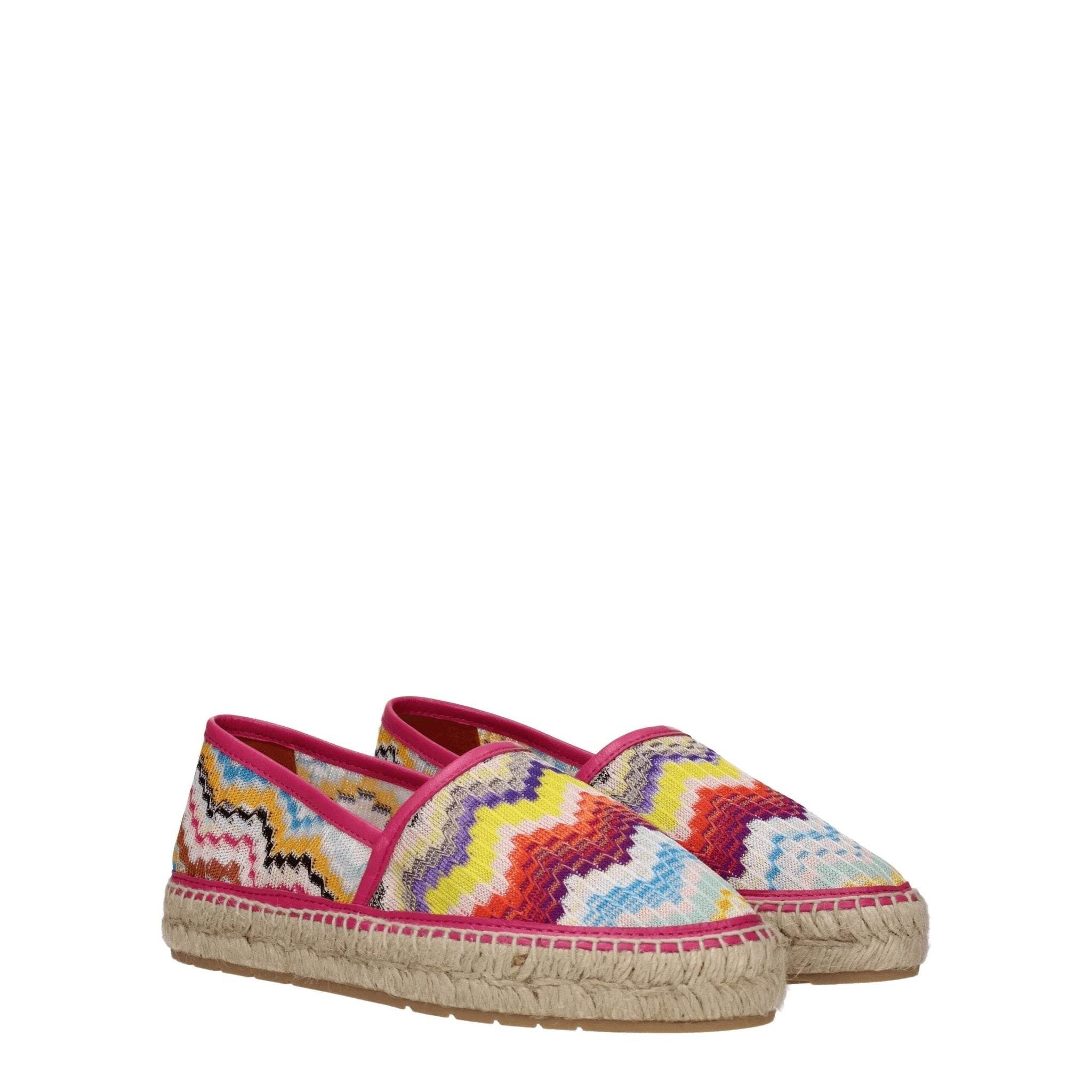 Espadrilles en tissu multicolore Missoni