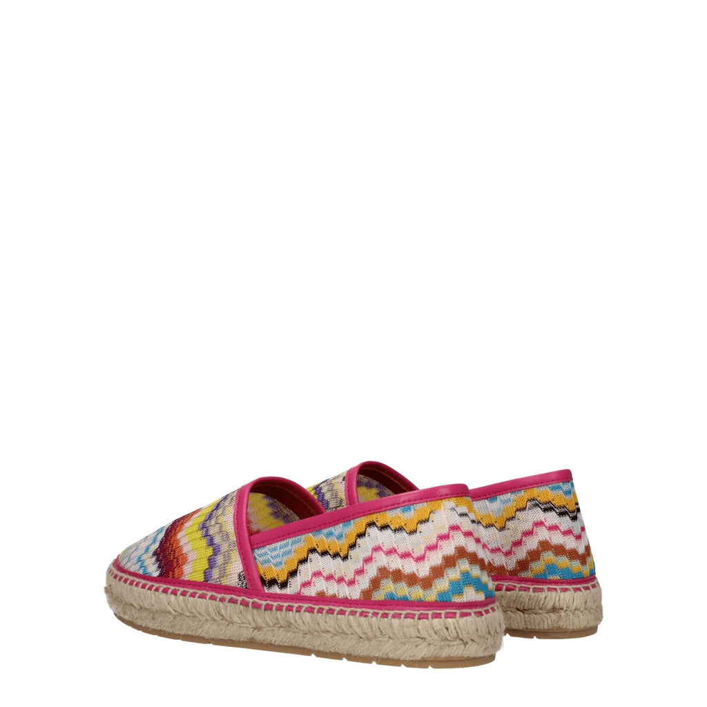 Espadrilles en tissu multicolore Missoni