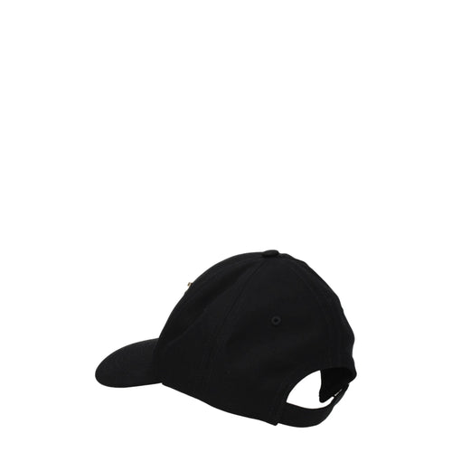 Casquette Burberry en coton noir (casquette de baseball)