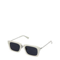 Lunettes de soleil Jacquemus en acétate blanc