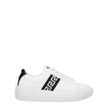 Baskets basses Versace en cuir blanc