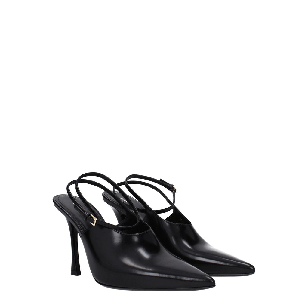 Escarpins Givenchy en cuir noir à talons hauts